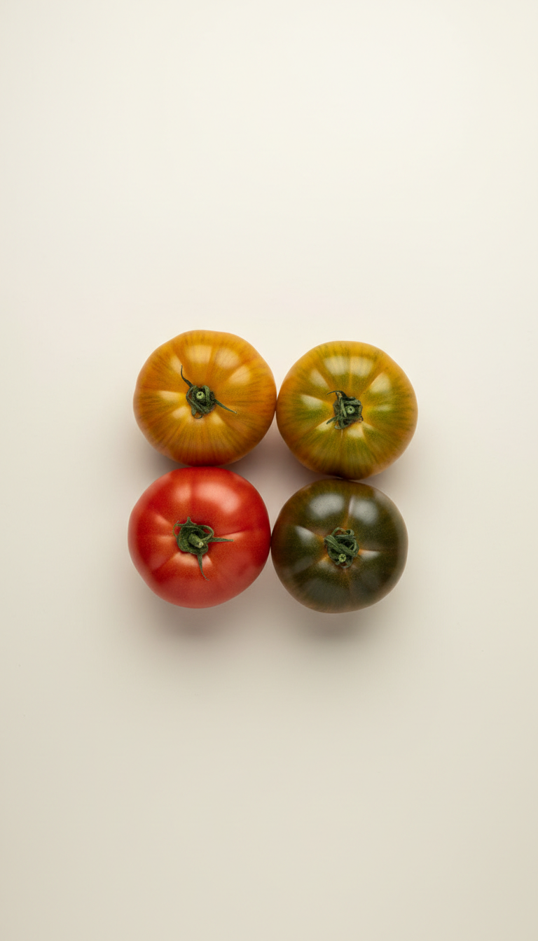 Colorful Heirloom Tomatoes Mix